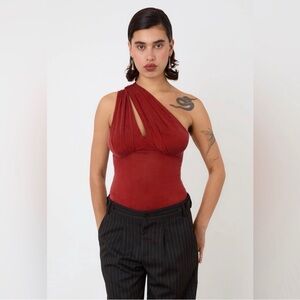 Peachy Den The Kylie Asymmetric Top